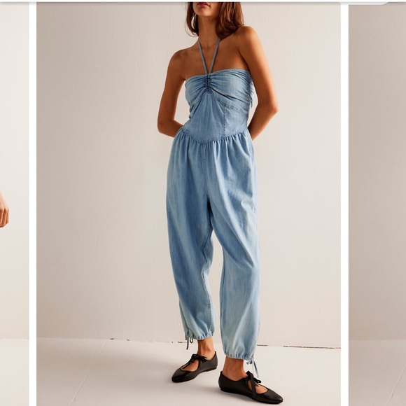 We The Free Light Blue Jumpsuit - Picture 3 of 3